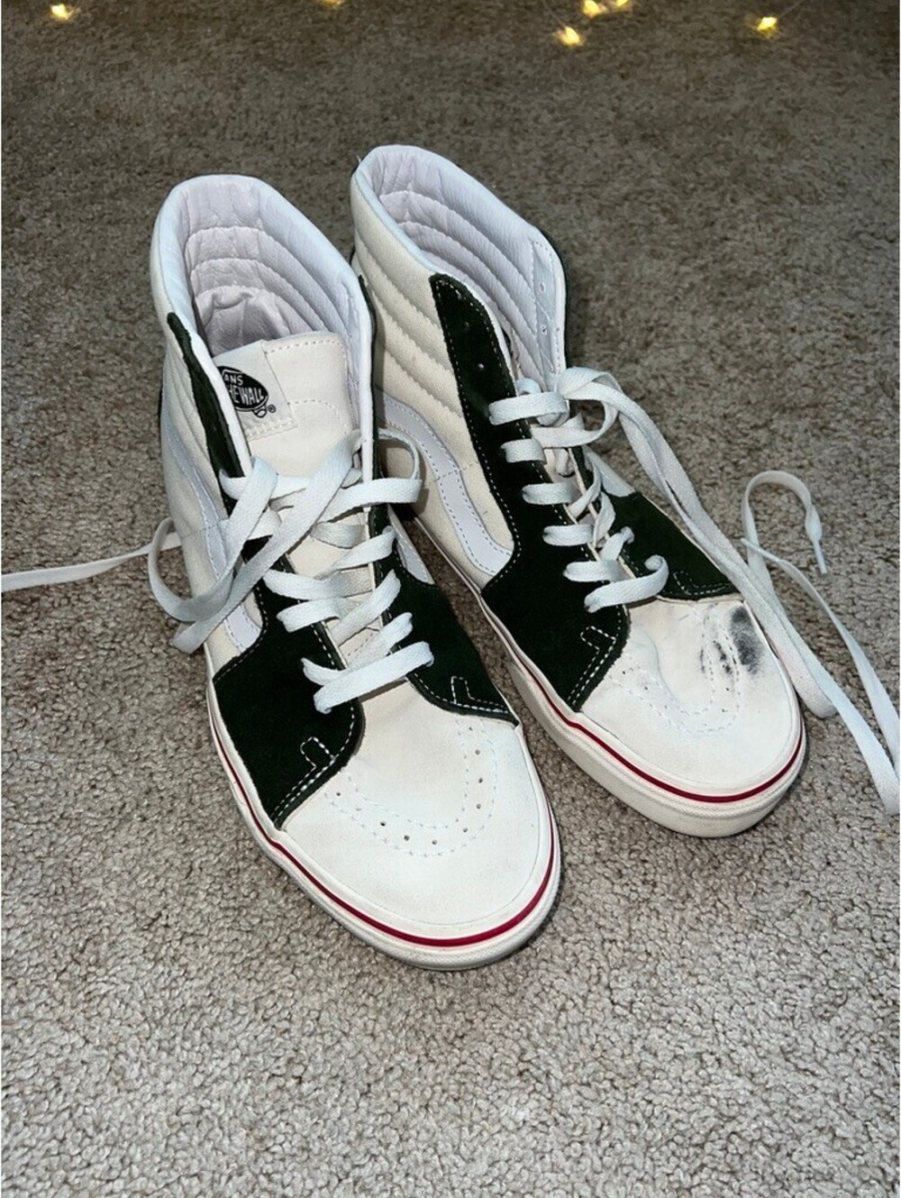 Vans Skate Sk8-Hi suede leather shoes